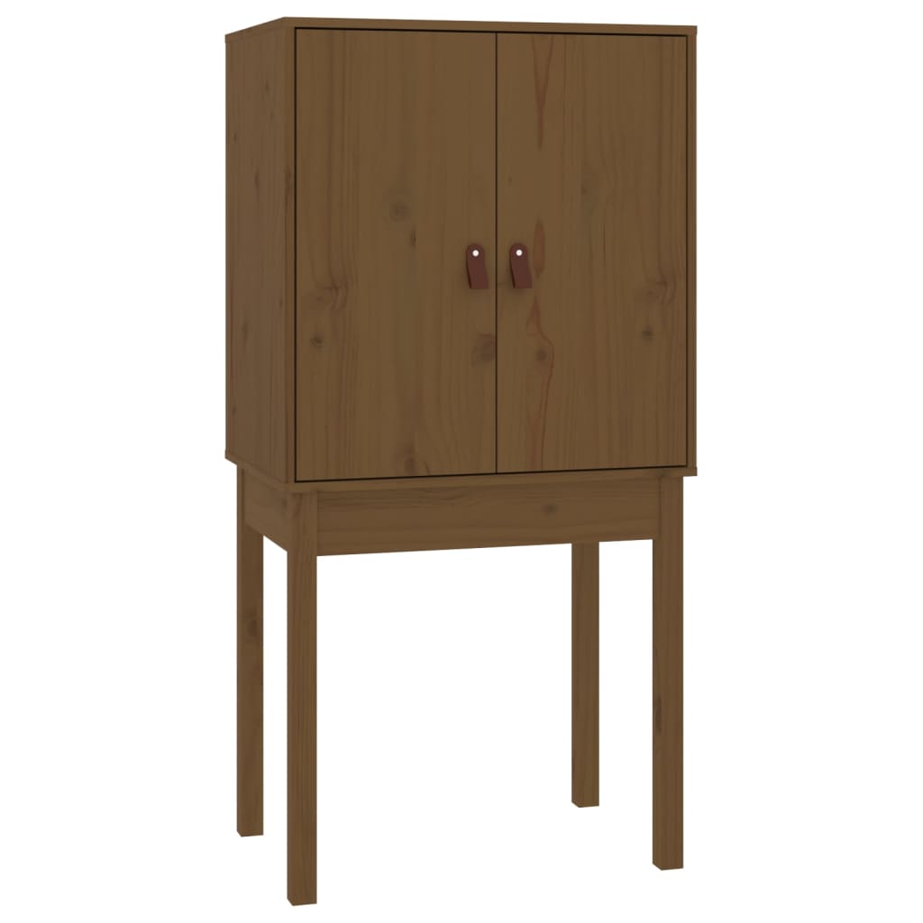 Highboard Honey Brown 60x40x120 cm Solid Wood Pine