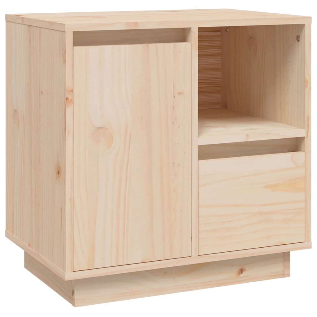 Bedside Cabinet 50x34x50 cm Solid Wood Pine