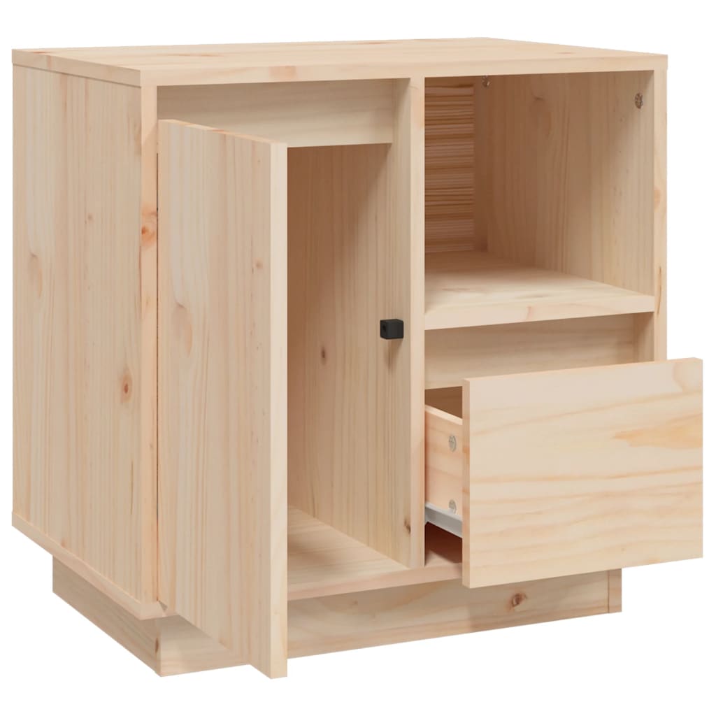 Bedside Cabinet 50x34x50 cm Solid Wood Pine