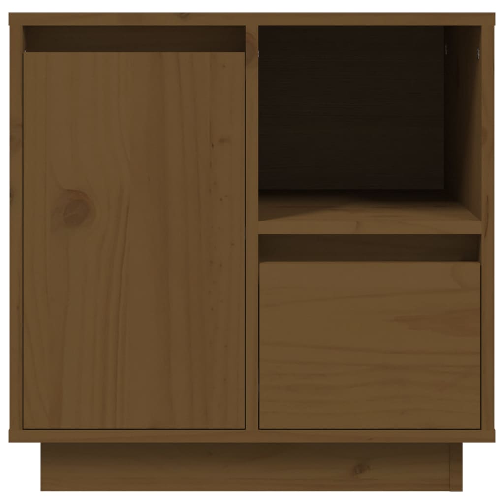 Bedside Cabinets 2 pcs Honey Brown 50x34x50 cm Solid Wood Pine