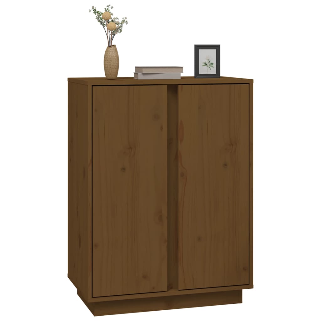 Sideboard Honey Brown 60x35x80 cm Solid Wood Pine