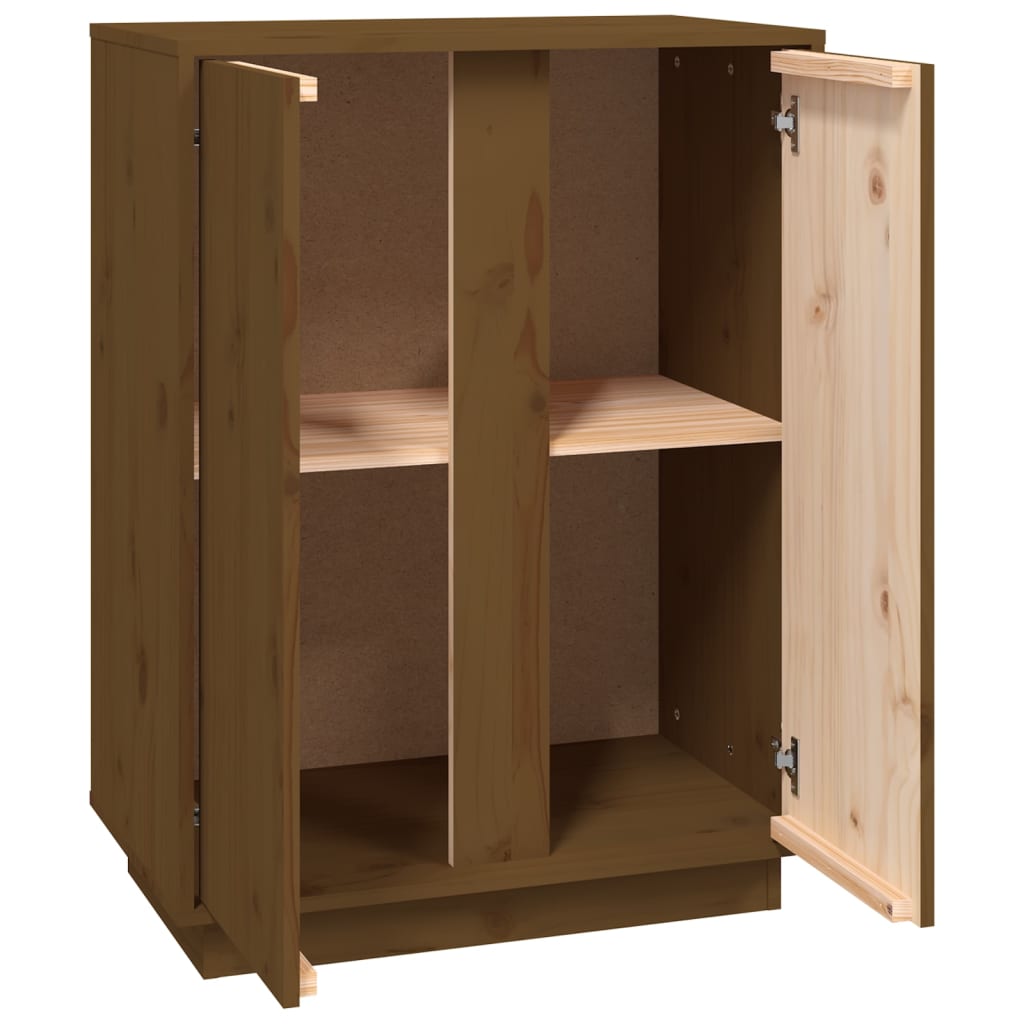Sideboard Honey Brown 60x35x80 cm Solid Wood Pine