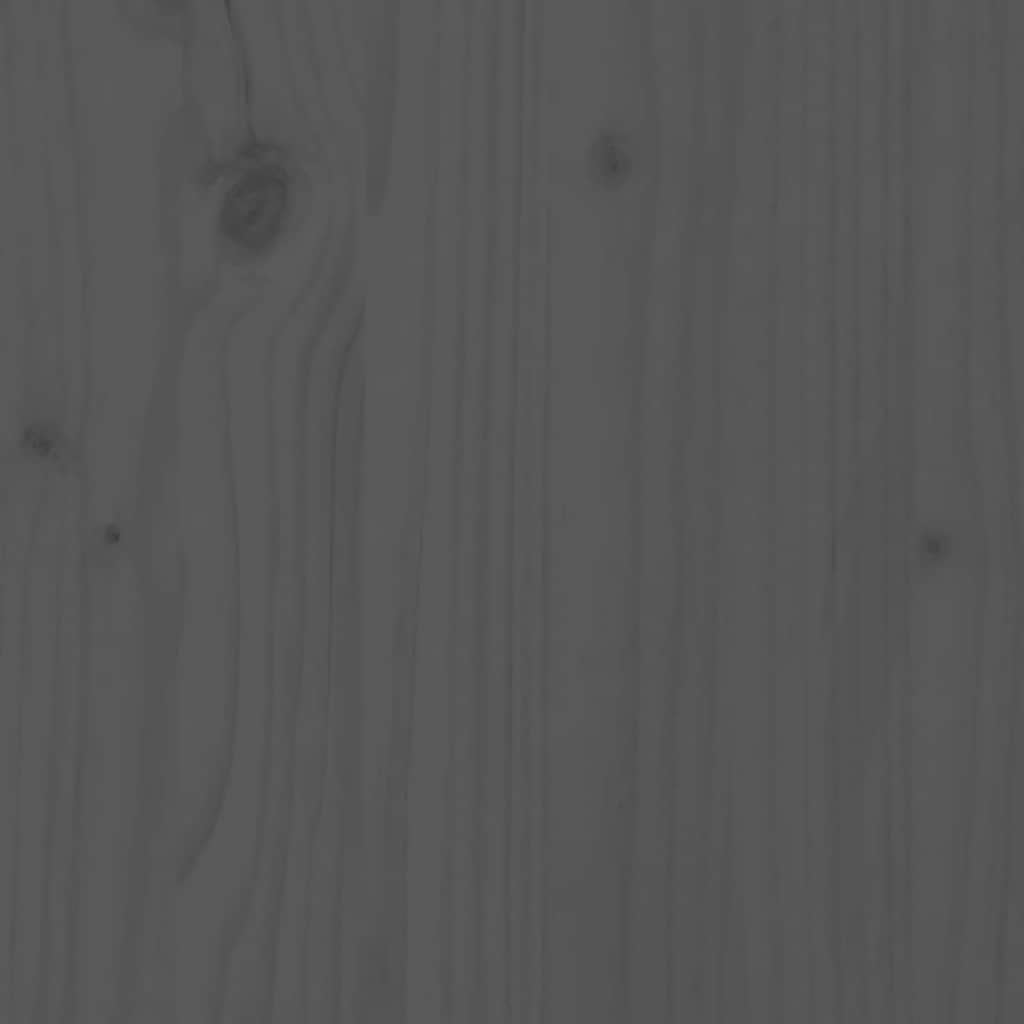 Highboard Grey 83x41,5x100 cm Solid Wood Pine