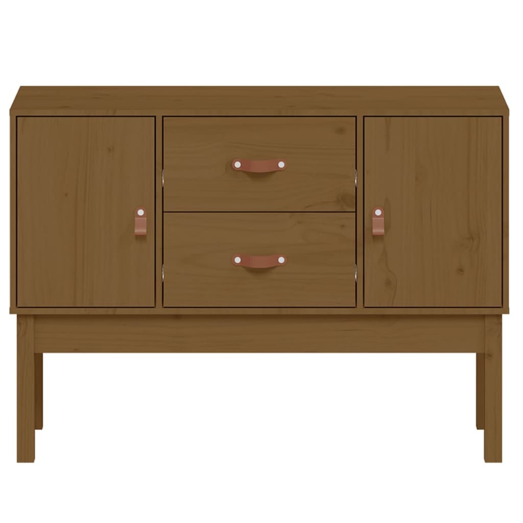 Sideboard Honey Brown 110x40x78 cm Solid Wood Pine