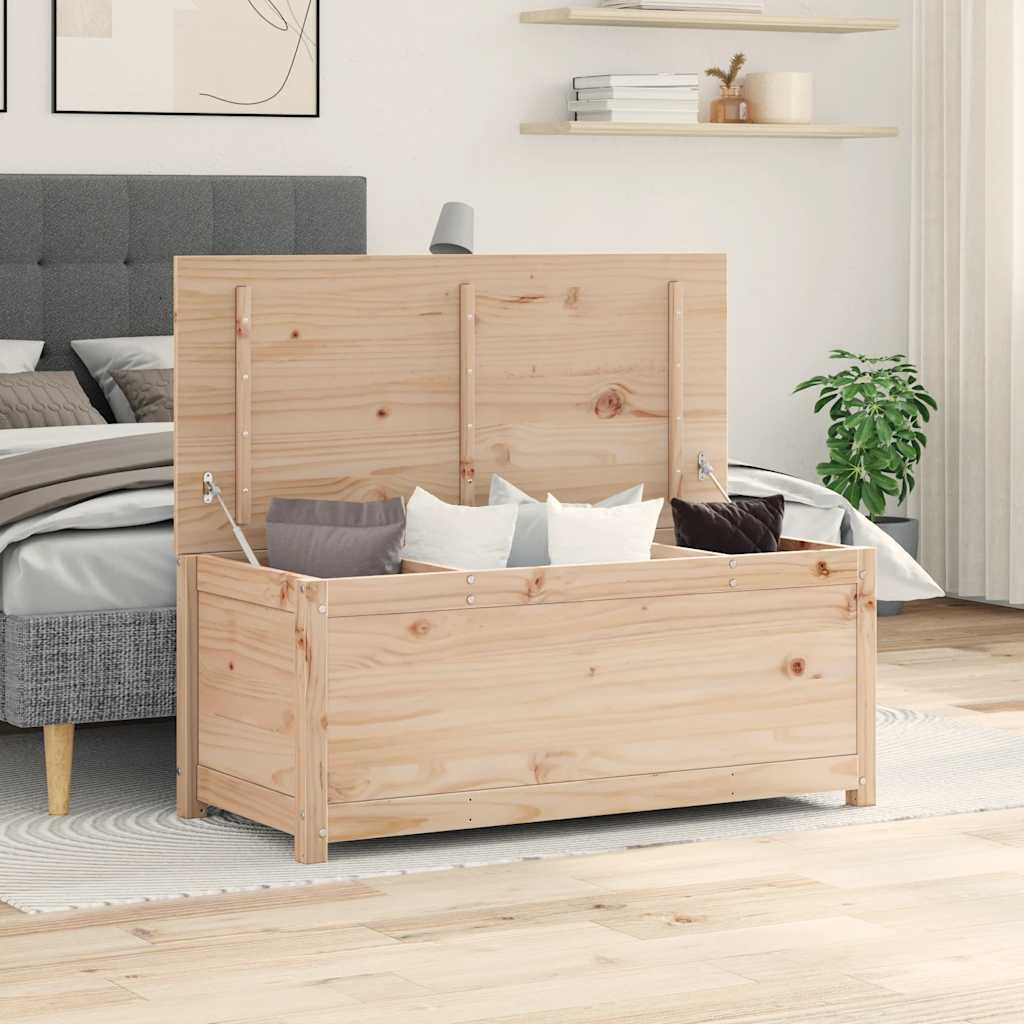 Storage Box 110x50x45.5 cm Solid Wood Pine