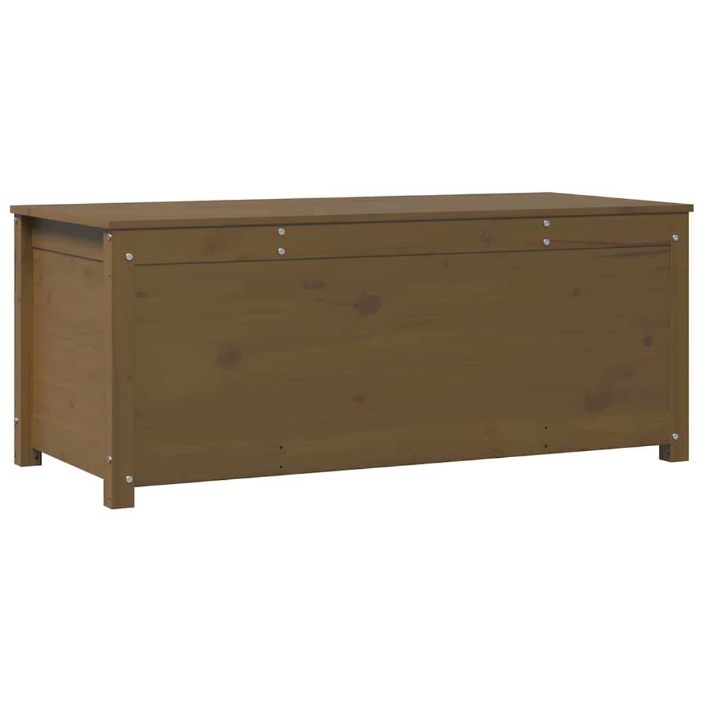 Storage Box Honey Brown 110x50x45.5 cm Solid Wood Pine