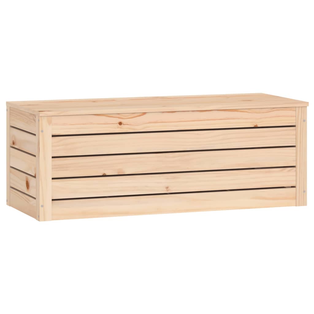 Storage Box 89x36.5x33 cm Solid Wood Pine