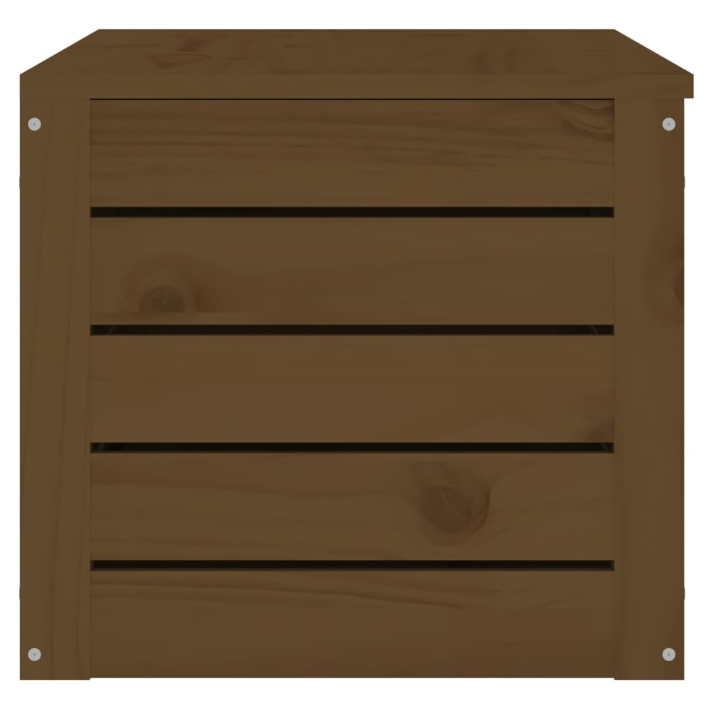 Storage Box Honey Brown 89x36.5x33 cm Solid Wood Pine