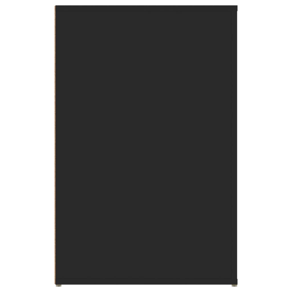 Desk Black 100x49x75 cm Engineered Wood