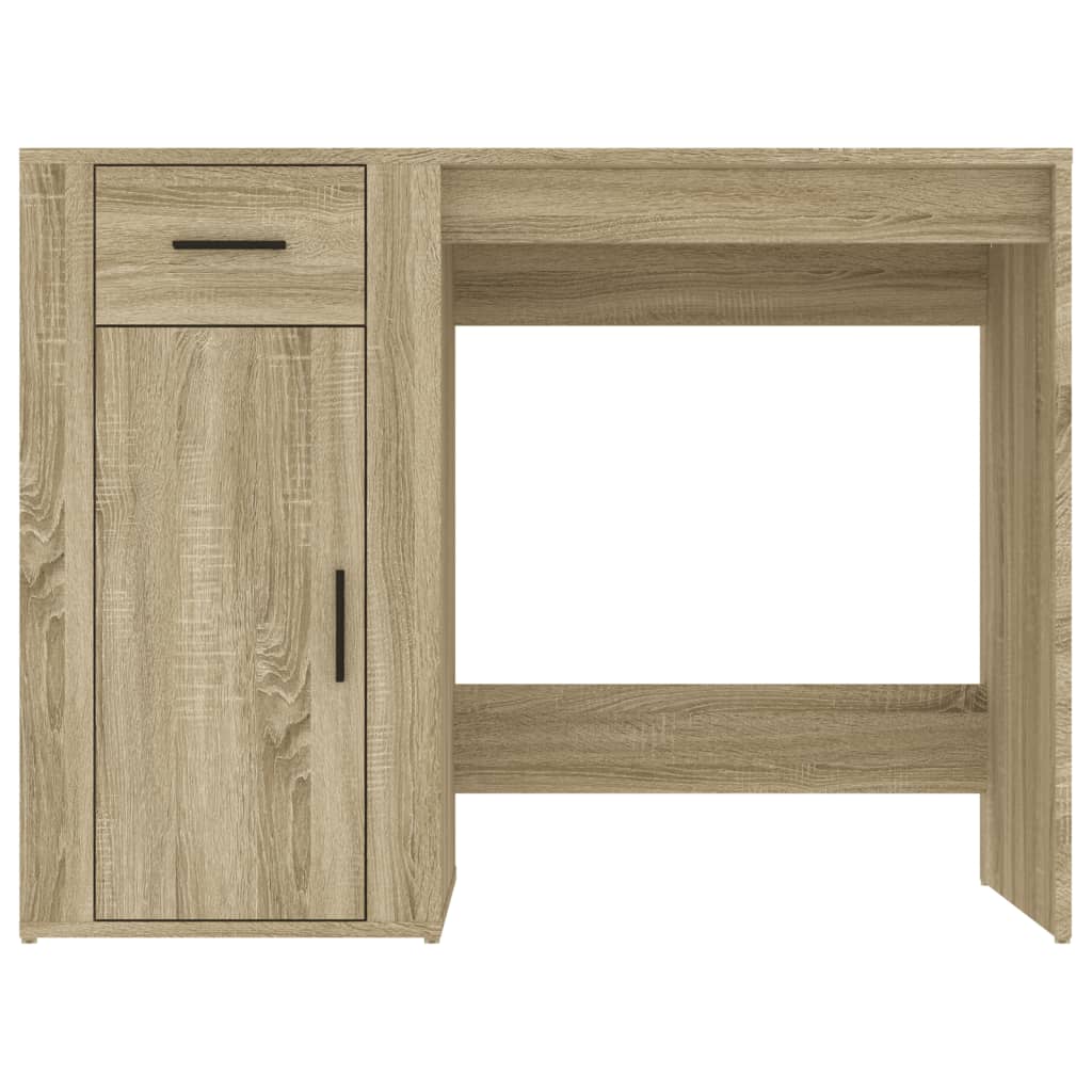Desk Sonoma Oak 100x49x75 cm Engineered Wood