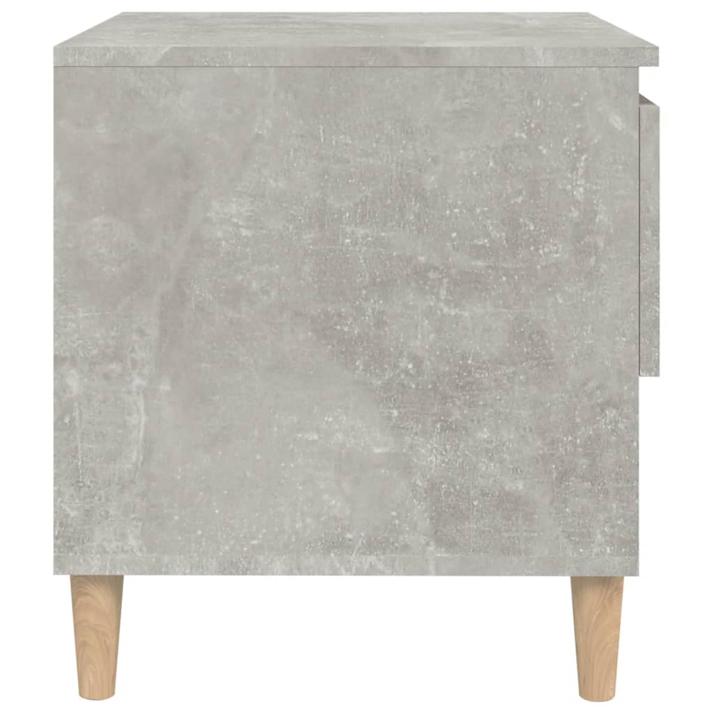 Bedside Tables 2 pcs Concrete Grey 50x46x50 Engineered Wood