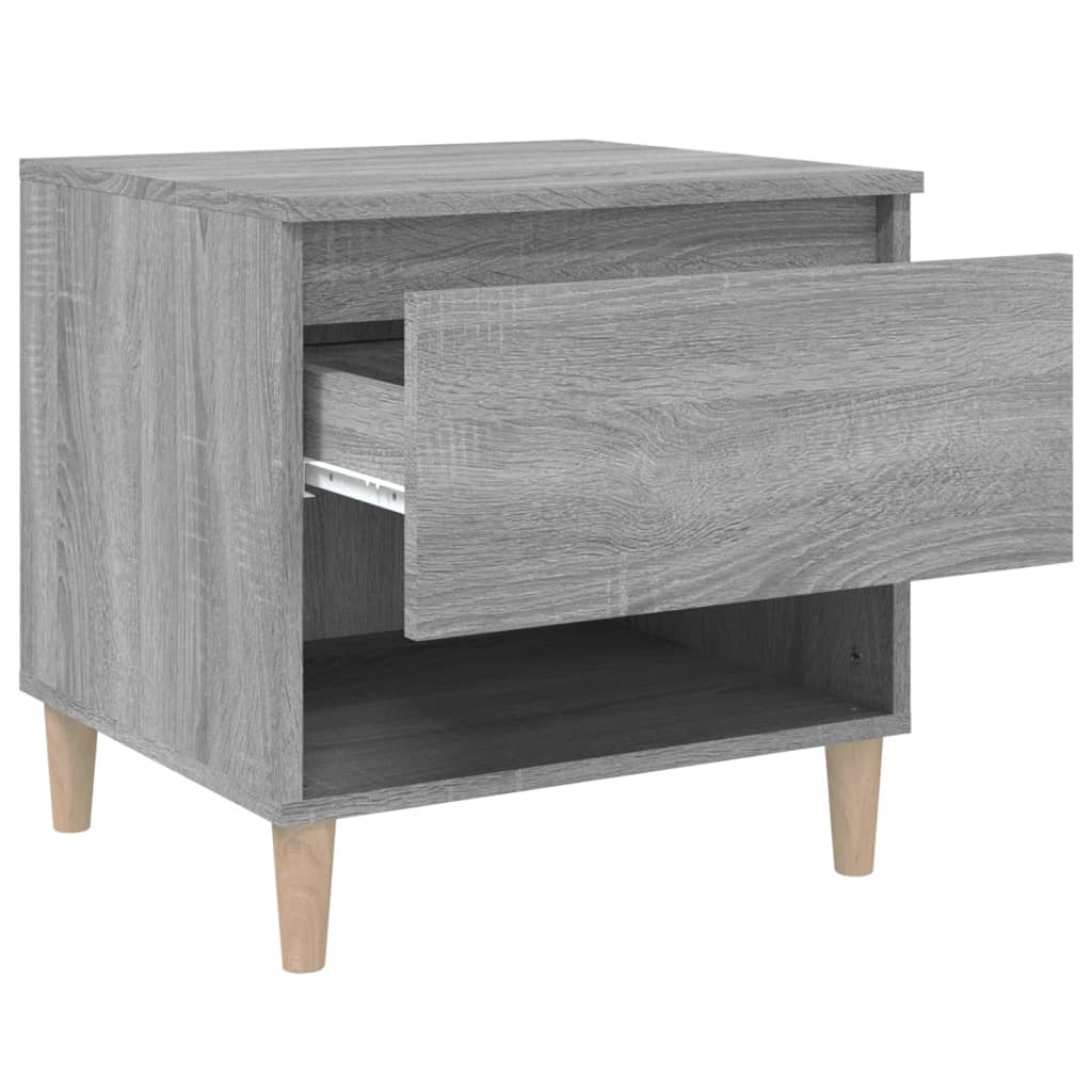 Bedside Tables 2 pcs Grey Sonoma 50x46x50 Engineered Wood