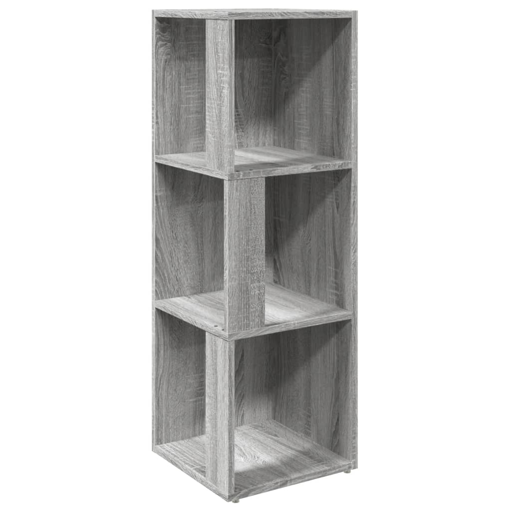 Corner Cabinet Grey Sonoma 33x33x100 cm Engineered Wood