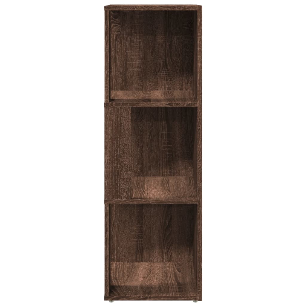 Corner Cabinet Brown Oak 33x33x100 cm Engineered Wood