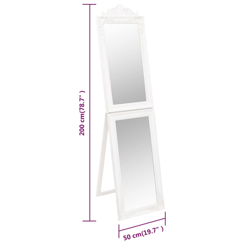 Free-Standing Mirror 50X200 Cm