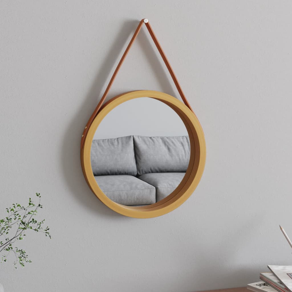 Wall Mirror With Strap 50 Cm