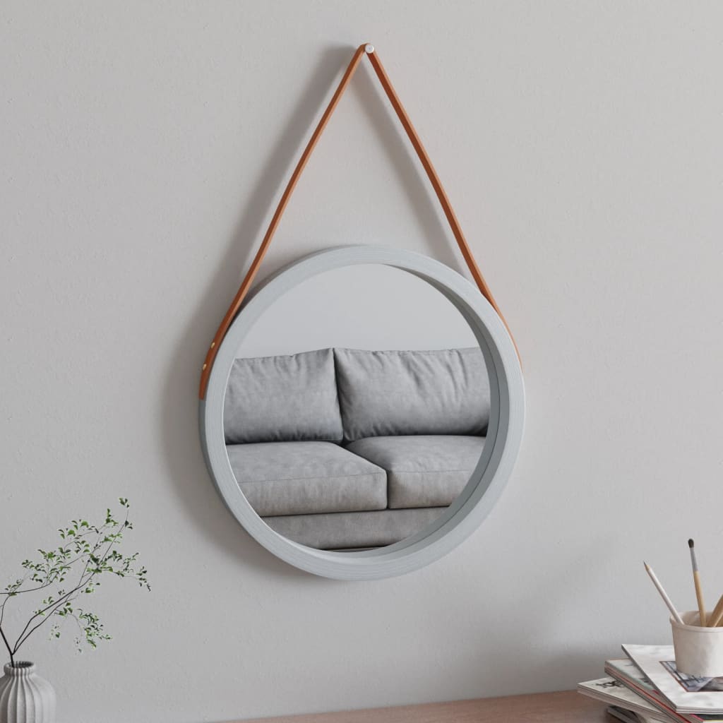 Wall Mirror With Strap 50 Cm