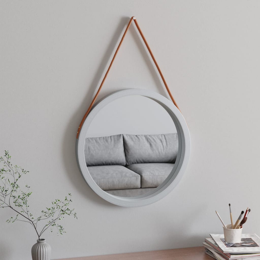 Wall Mirror With Strap 50 Cm