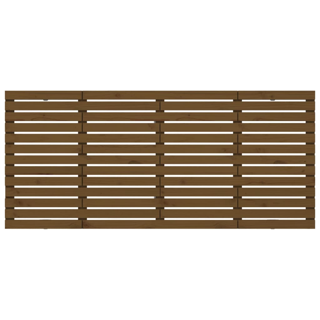 Wall Headboard Honey Brown 166x3x91.5 cm Solid Wood Pine