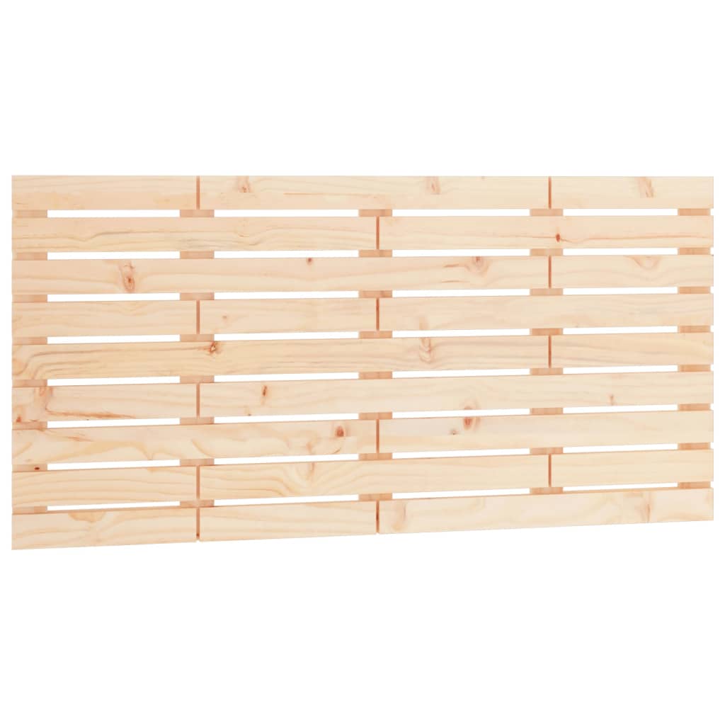 Wall Headboard 126x3x63 cm Solid Wood Pine