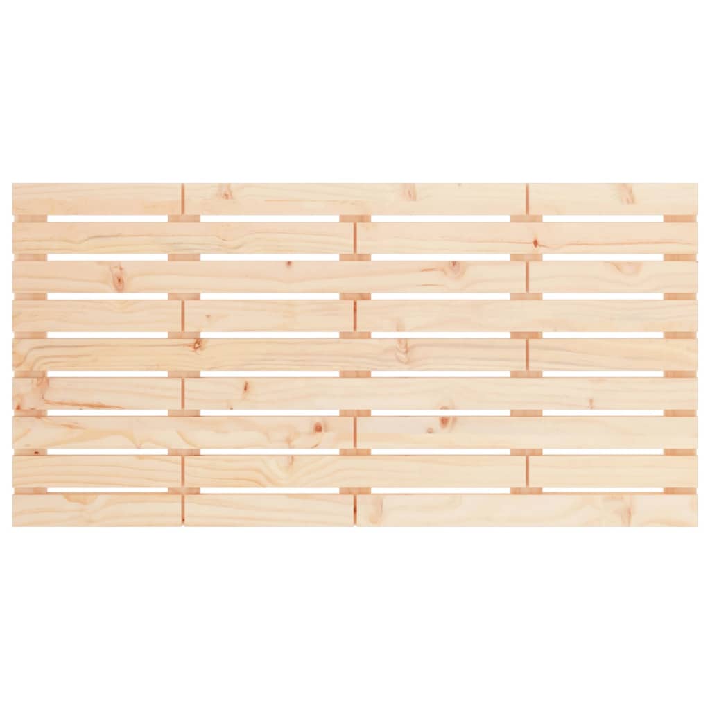 Wall Headboard 146x3x63 cm Solid Wood Pine
