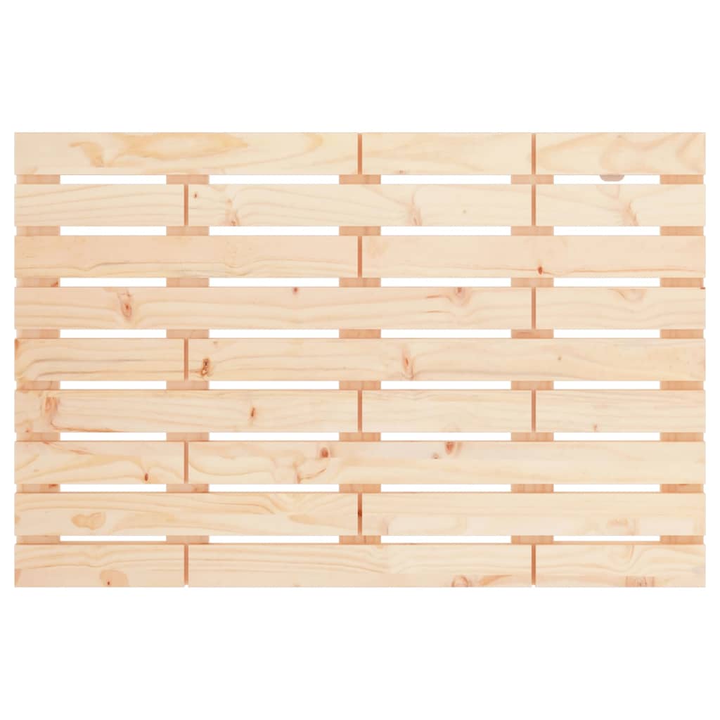 Wall Headboard 81x3x63 cm Solid Wood Pine