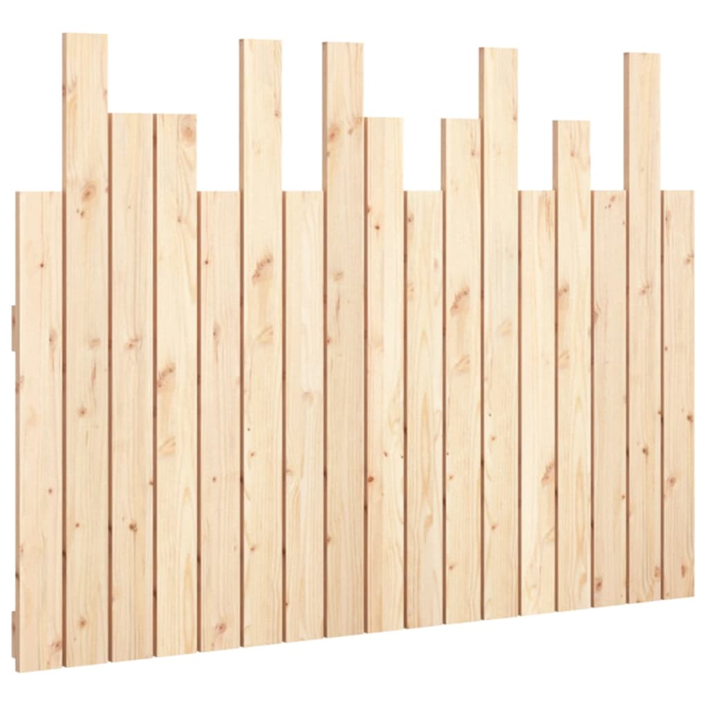 Wall Headboard 108x3x80 cm Solid Wood Pine