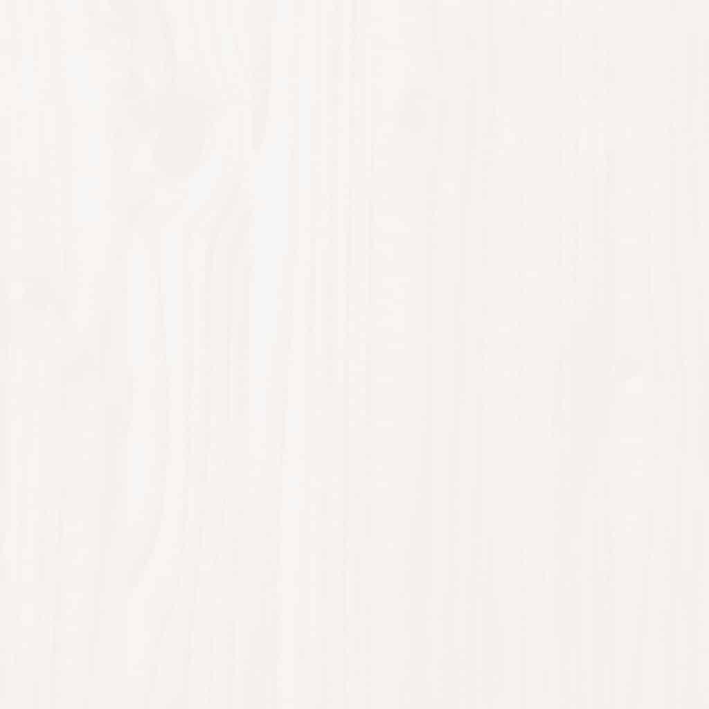 Wall Headboard White 146.5x3x80 cm Solid Wood Pine