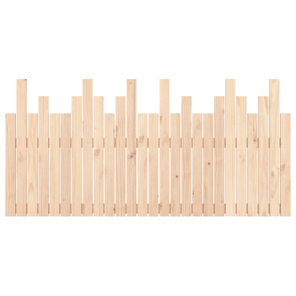 Wall Headboard 166x3x80 cm Solid Wood Pine