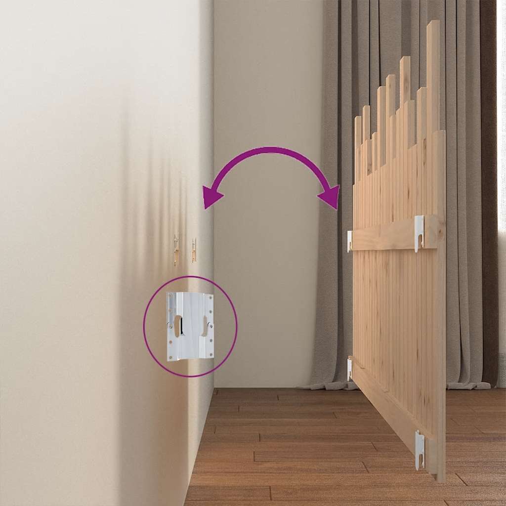 Wall Headboard 166x3x80 cm Solid Wood Pine