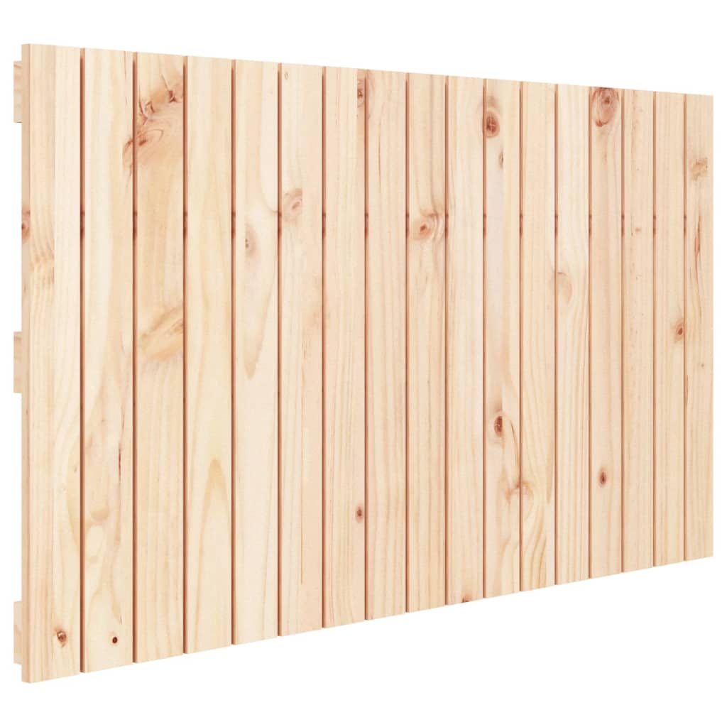 Wall Headboard 108x3x60 cm Solid Wood Pine