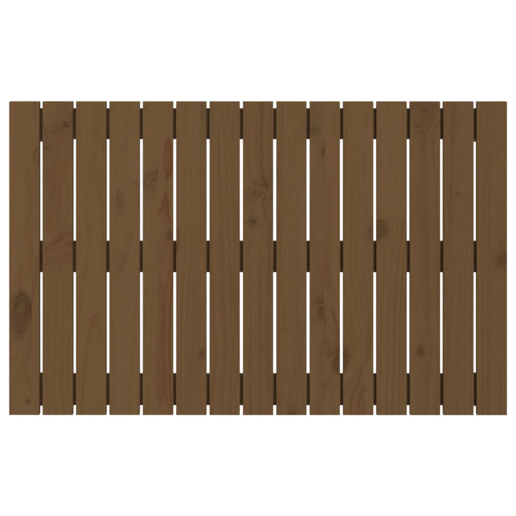 Wall Headboard Honey Brown 95.5x3x60 cm Solid Wood Pine