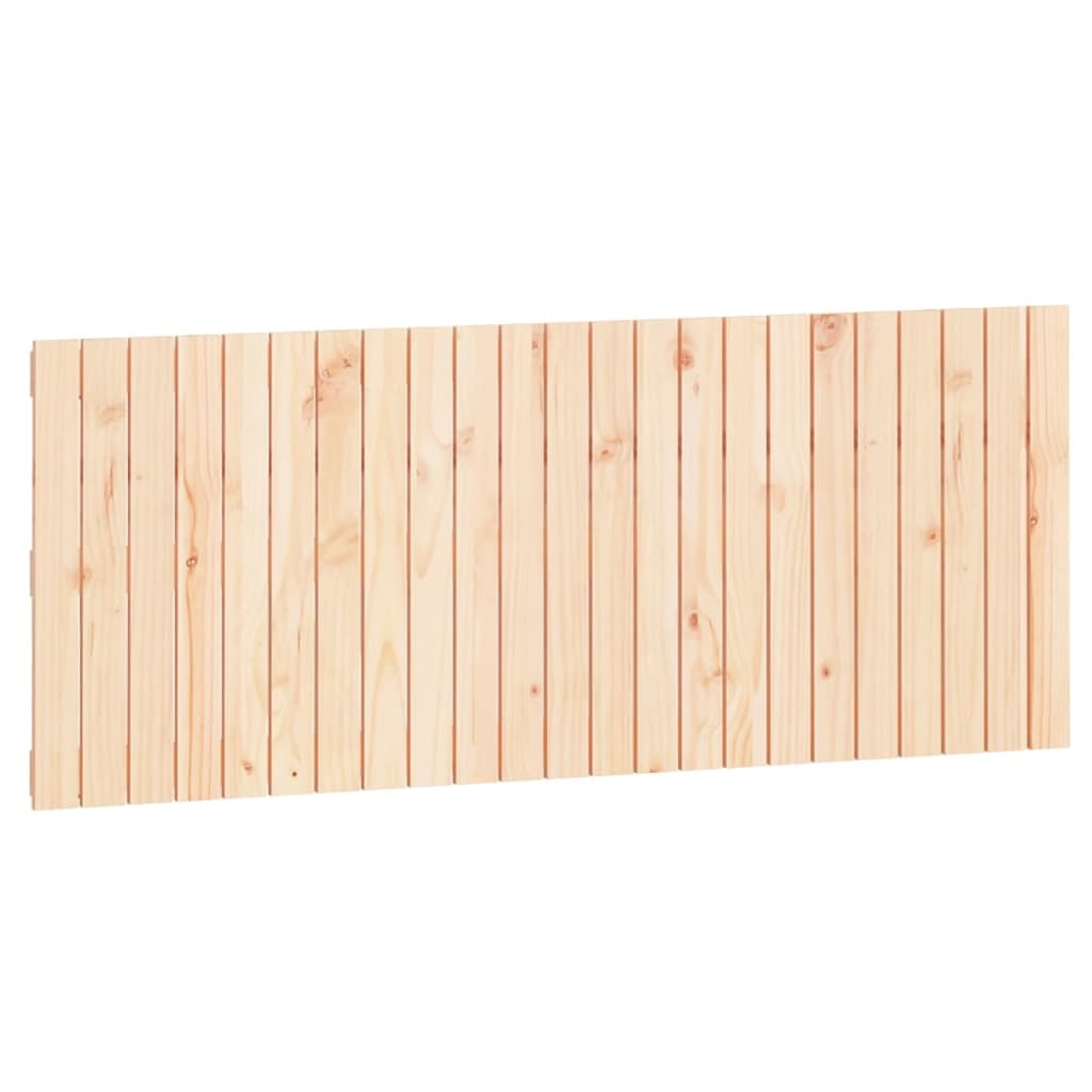 Wall Headboard 147x3x60 cm Solid Wood Pine
