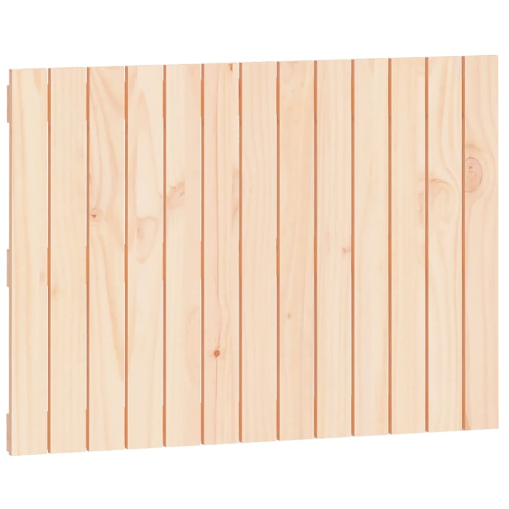 Wall Headboard 82.5x3x60 cm Solid Wood Pine