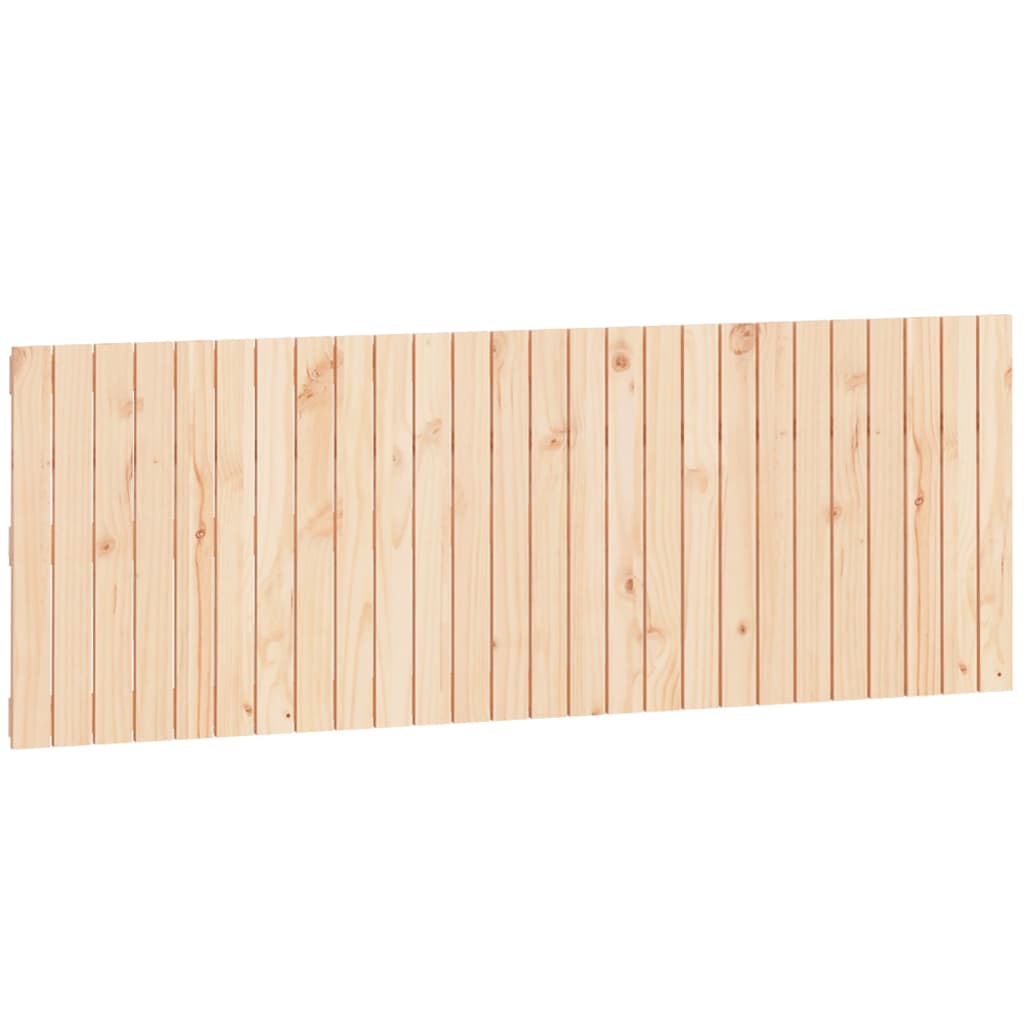 Wall Headboard 166x3x60 cm Solid Wood Pine