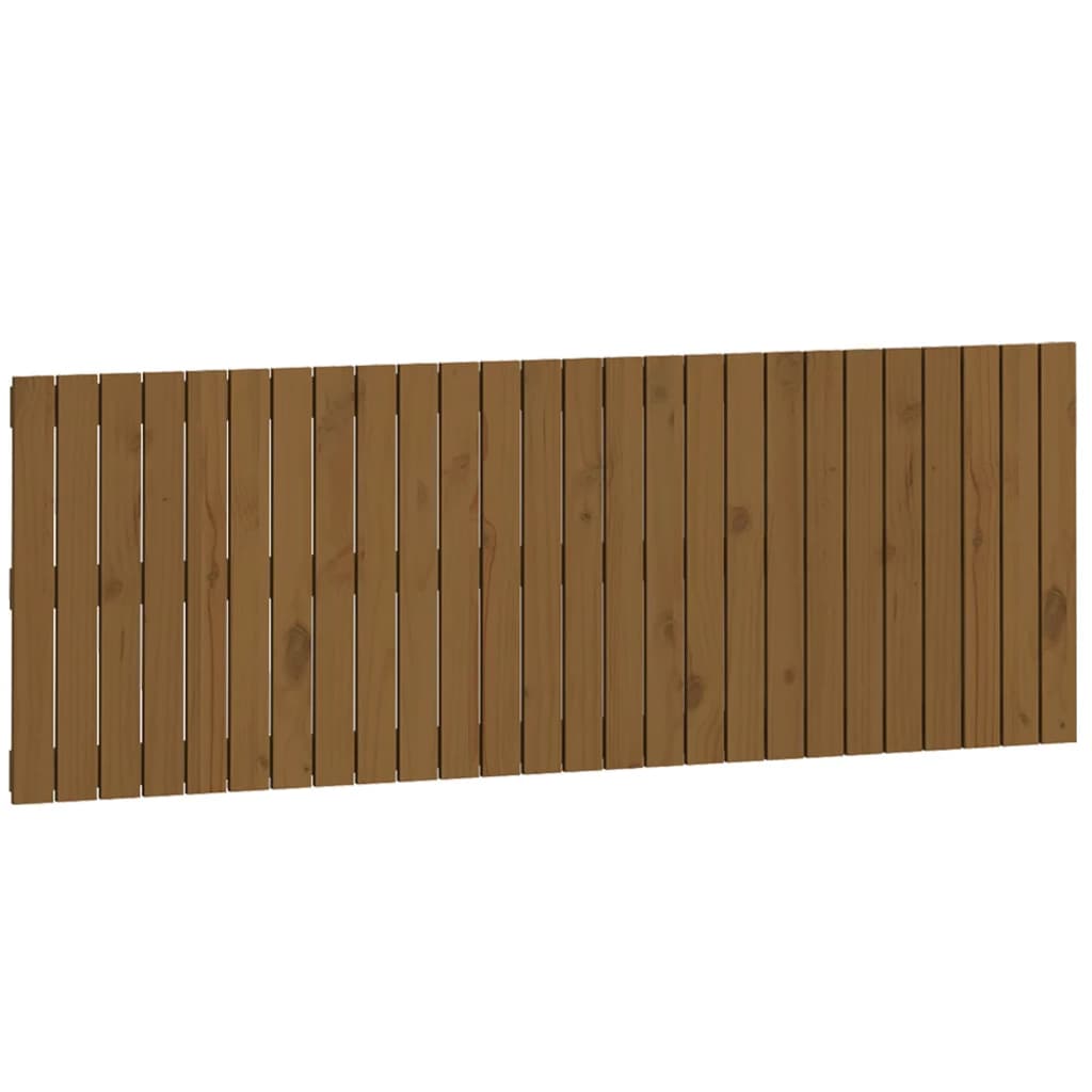Wall Headboard Honey Brown 166x3x60 cm Solid Wood Pine