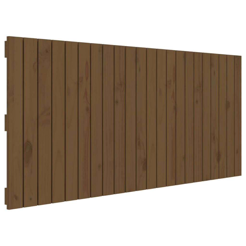 Wall Headboard Honey Brown 140x3x60 cm Solid Wood Pine