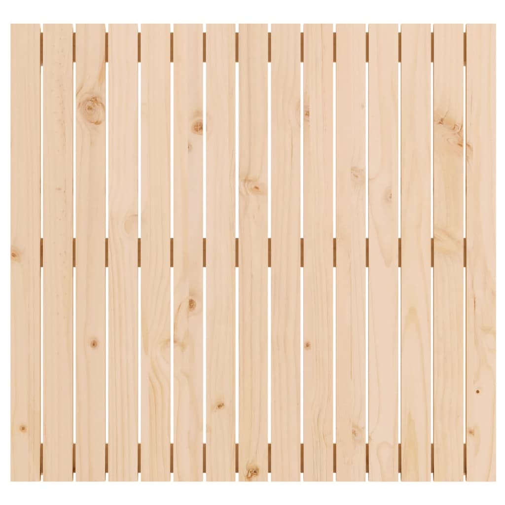 Wall Headboard 95.5x3x90 cm Solid Wood Pine