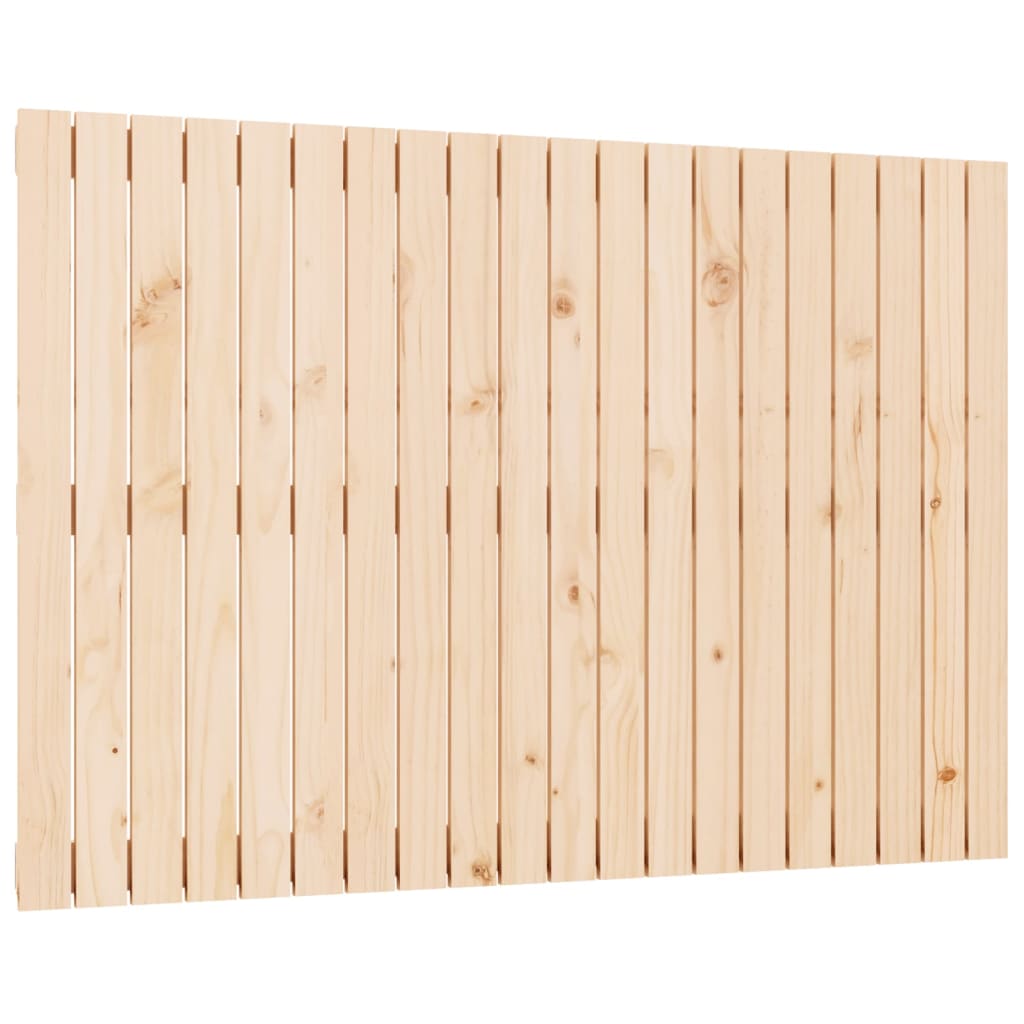 Wall Headboard 127.5x3x90 cm Solid Wood Pine