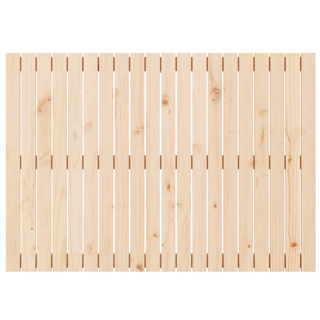 Wall Headboard 127.5x3x90 cm Solid Wood Pine