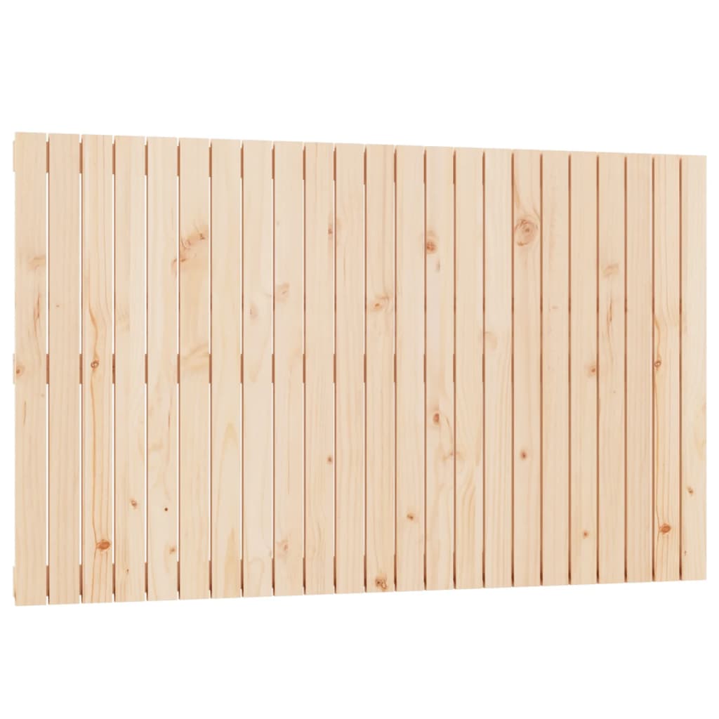Wall Headboard 147x3x90 cm Solid Wood Pine