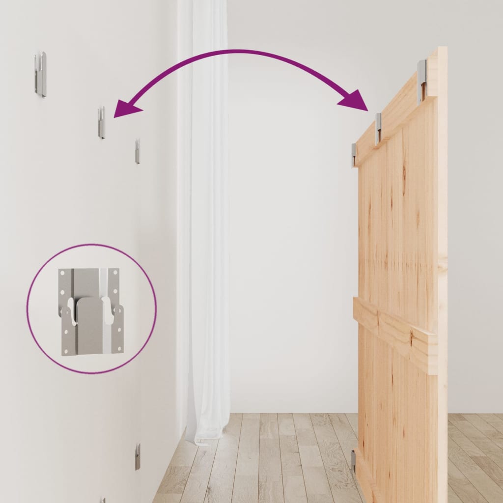 Wall Headboard 147x3x90 cm Solid Wood Pine