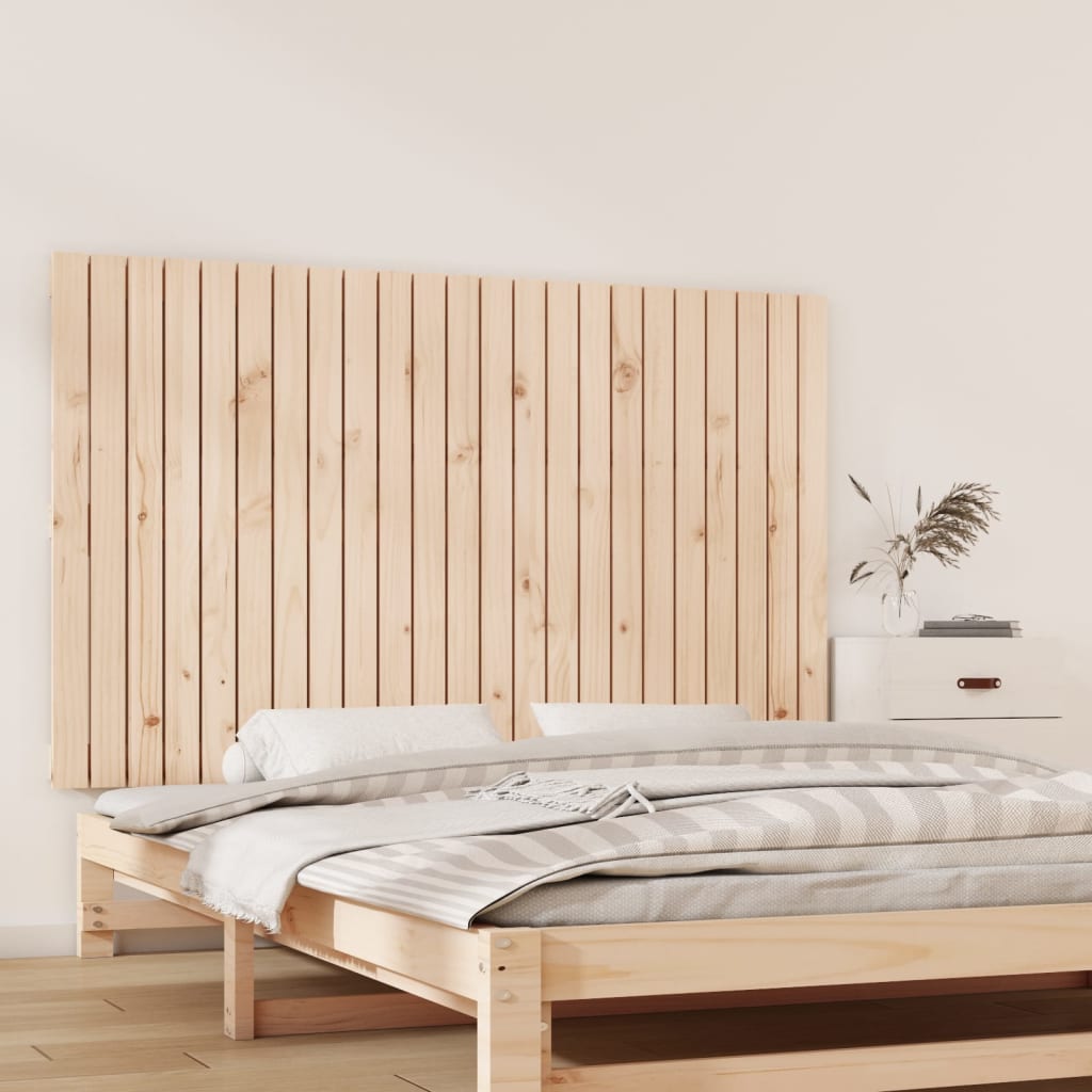 Wall Headboard 147x3x90 cm Solid Wood Pine