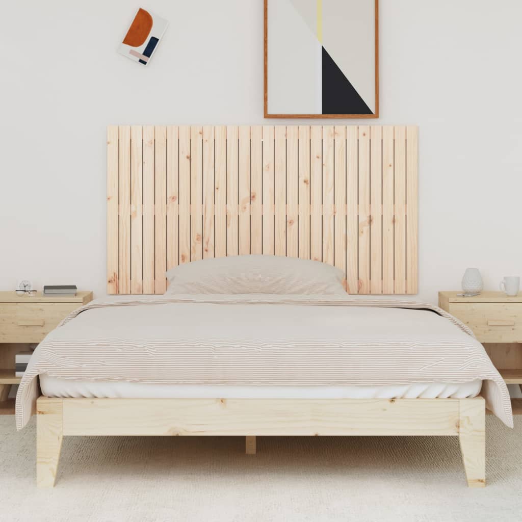 Wall Headboard 166x3x90 cm Solid Wood Pine