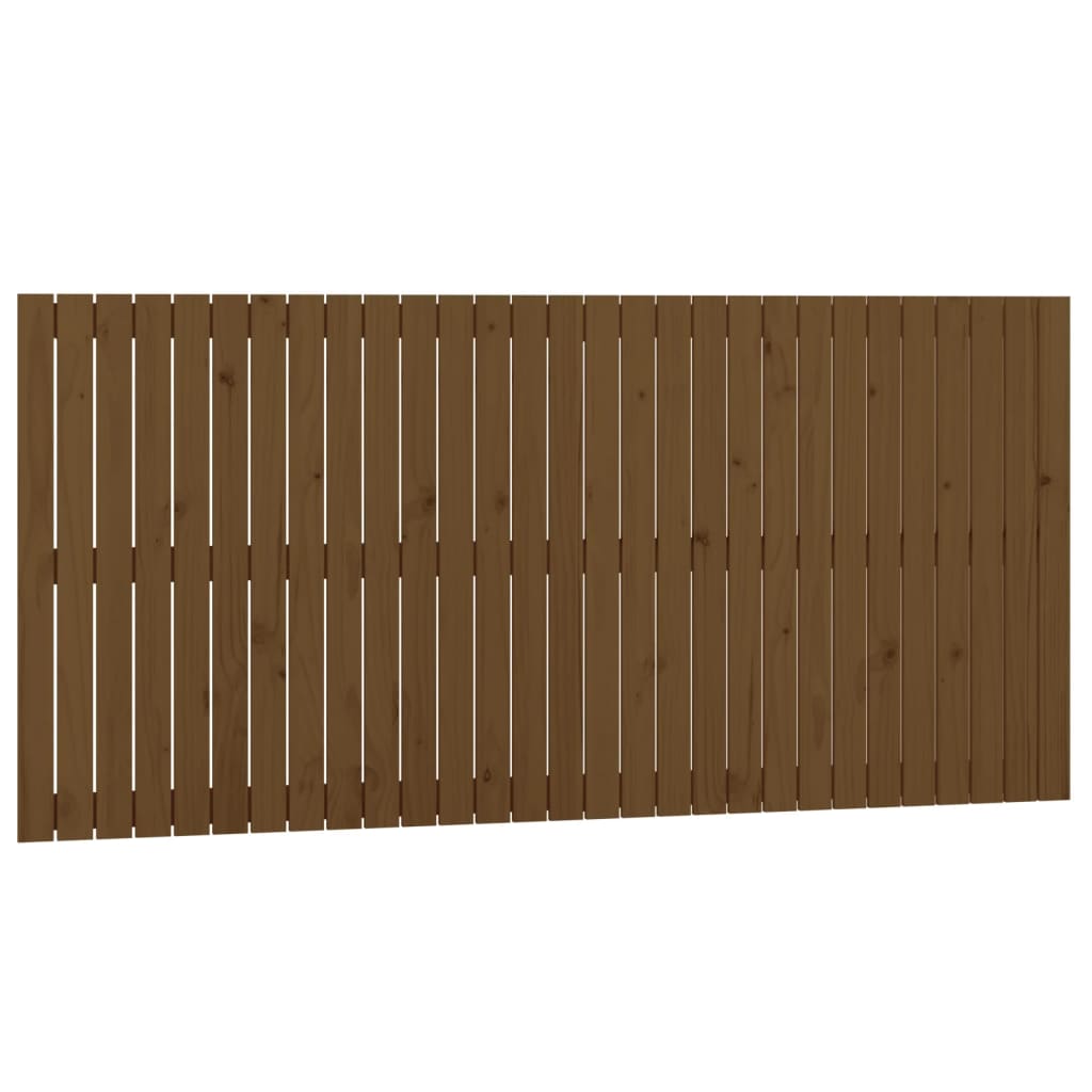 Wall Headboard Honey Brown 185x3x90 cm Solid Wood Pine