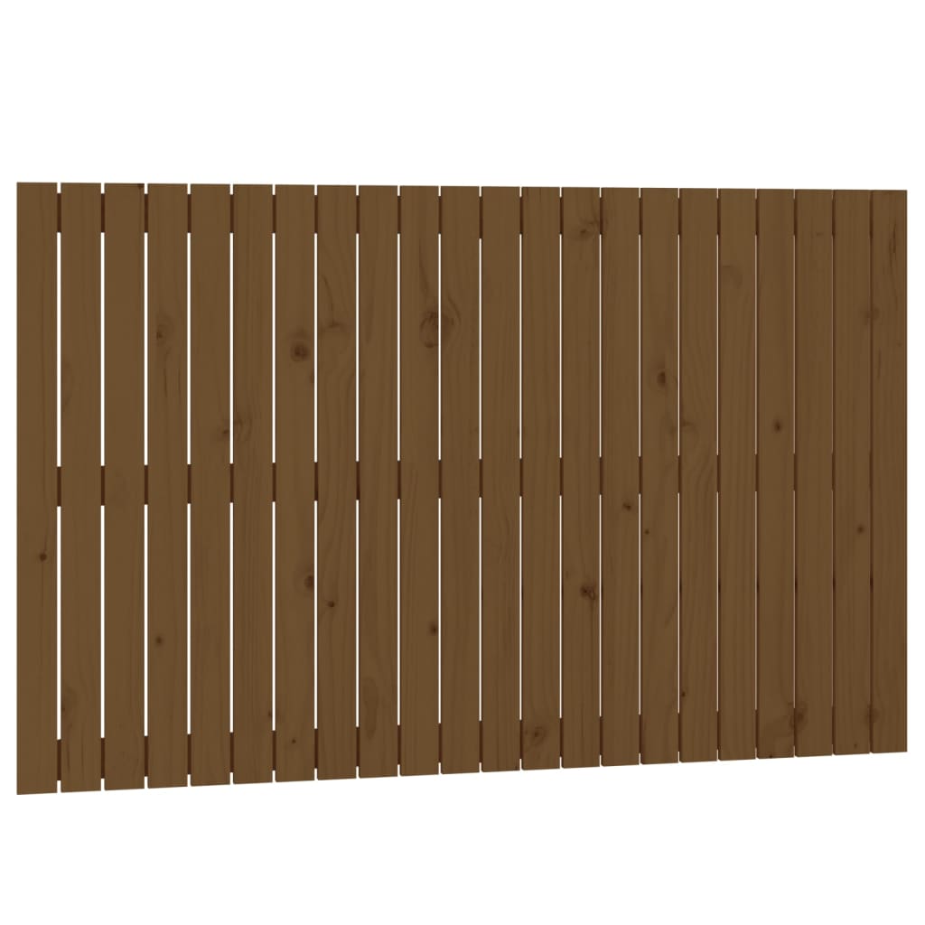 Wall Headboard Honey Brown 140x3x90 cm Solid Wood Pine