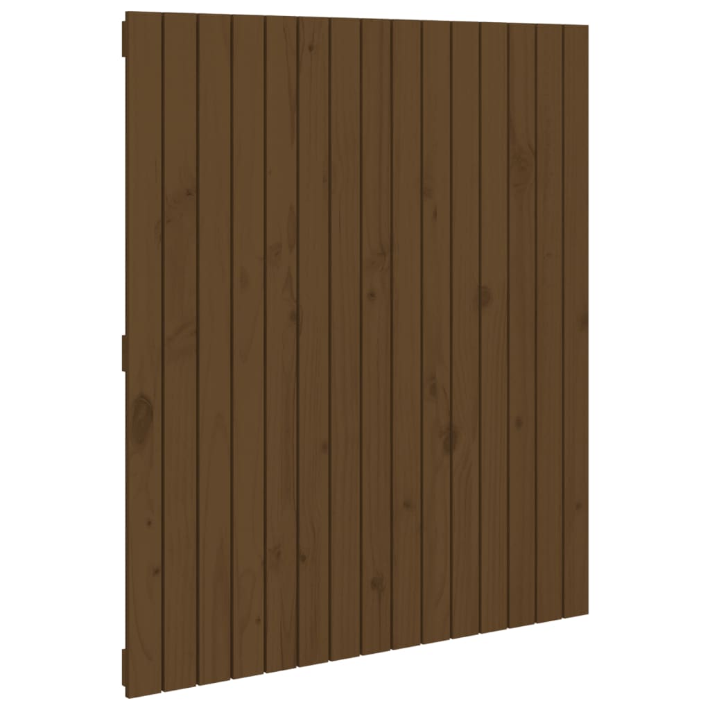 Wall Headboard Honey Brown 95.5x3x110 cm Solid Wood Pine