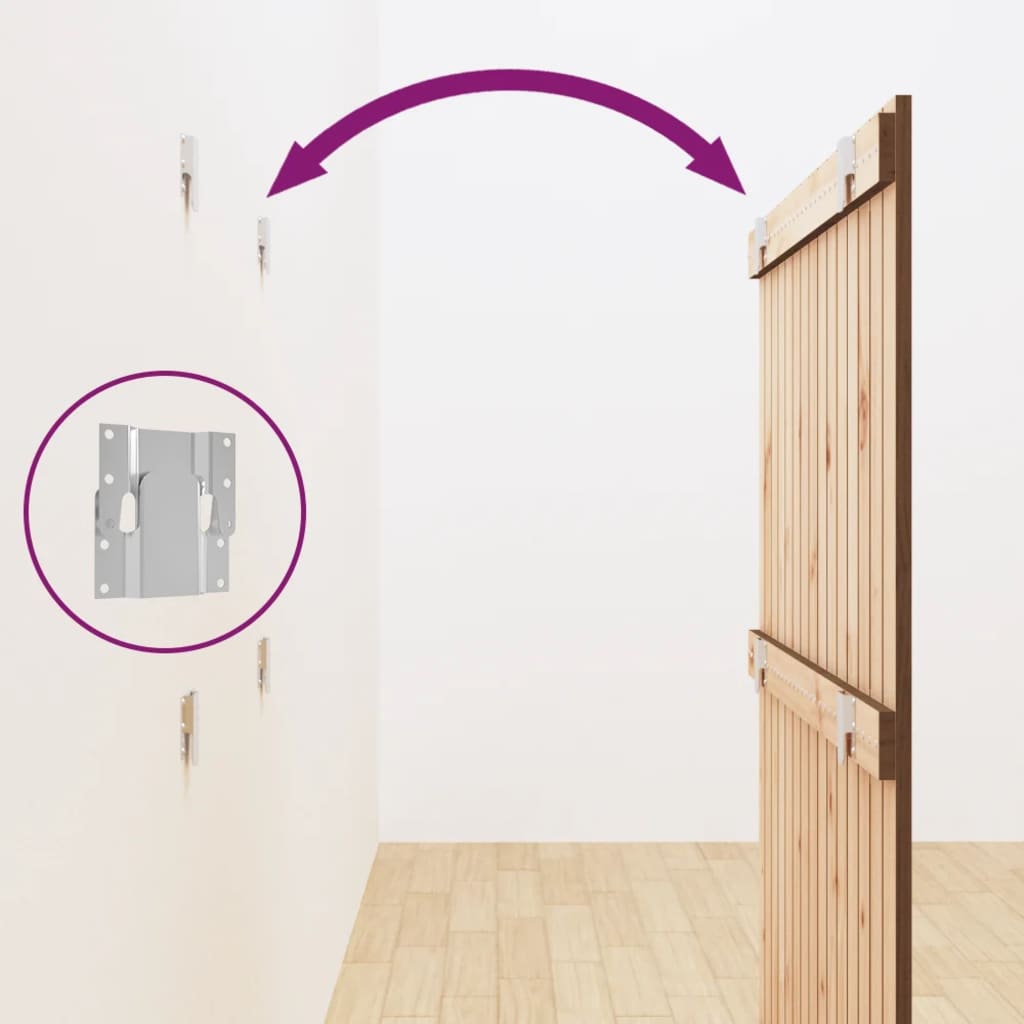 Wall Headboard Honey Brown 95.5x3x110 cm Solid Wood Pine