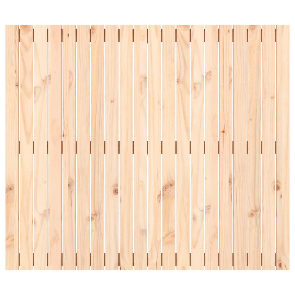 Wall Headboard 127.5x3x110 cm Solid Wood Pine