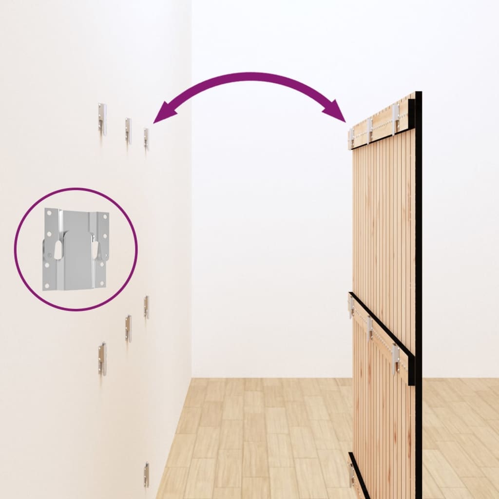 Wall Headboard Black 127.5x3x110 cm Solid Wood Pine